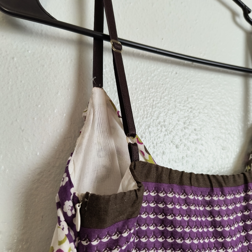 Necessary Objects Sundress Small Patchwork Floral… - image 8